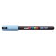 Dekormarker, 0,7 mm, UNI "Posca PC-1MR", jégkék