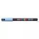 Dekormarker, 0,7 mm, UNI "Posca PC-1MR", jégkék