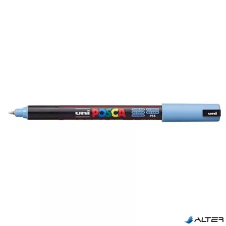 Dekormarker, 0,7 mm, UNI "Posca PC-1MR", jégkék