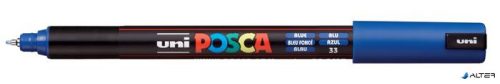 Dekormarker, 0,7 mm, UNI "Posca PC-1MR", kék