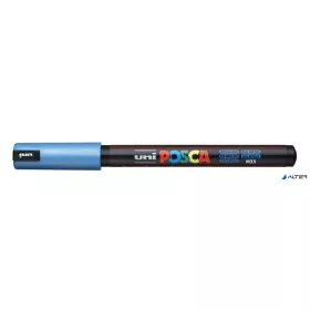   Dekormarker, 0,7 mm, UNI "Posca PC-1MR", metálkék