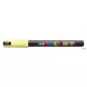Dekormarker, 0,7 mm, UNI "Posca PC-1MR", napsárga