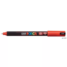 Dekormarker, 0,7 mm, UNI "Posca PC-1MR", piros