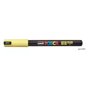 Dekormarker, 0,7 mm, UNI "Posca PC-1MR", sárga