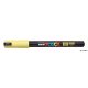 Dekormarker, 0,7 mm, UNI "Posca PC-1MR", sárga