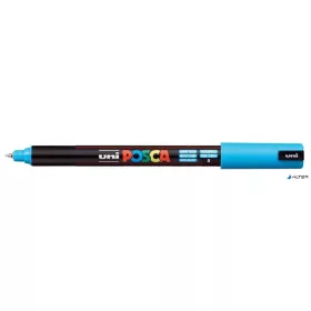  Dekormarker, 0,7 mm, UNI "Posca PC-1MR", világoskék
