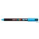 Dekormarker, 0,7 mm, UNI "Posca PC-1MR", világoskék