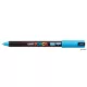 Dekormarker, 0,7 mm, UNI "Posca PC-1MR", világoskék