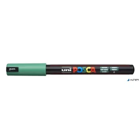 Dekormarker, 0,7 mm, UNI "Posca PC-1MR", zöld