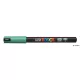 Dekormarker, 0,7 mm, UNI "Posca PC-1MR", zöld