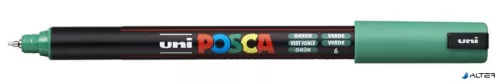 Dekormarker, 0,7 mm, UNI "Posca PC-1MR", zöld