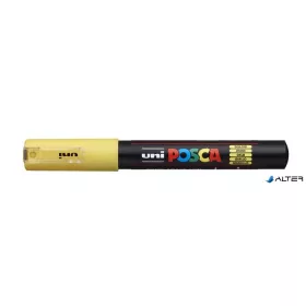 Dekormarker, 0,7-1,0 mm, UNI "Posca PC-1M", sárga