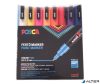 Dekormarker készlet, 0,9-1,3 mm, UNI "Posca PC-3M", 16 különböző szín
