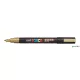 Dekormarker, 0,9-1,3 mm, UNI "Posca PC-3M", arany