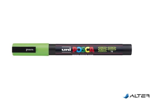 Dekormarker, 0,9-1,3 mm, UNI "Posca PC-3M", almazöld