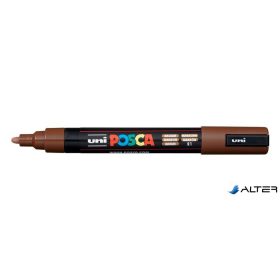 Dekormarker, 0,9-1,3 mm, UNI "Posca PC-3M", barna