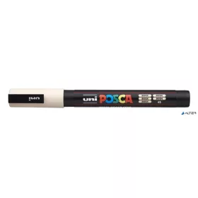 Dekormarker, 0,9-1,3 mm, UNI "Posca PC-3M", bézs
