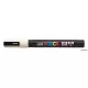 Dekormarker, 0,9-1,3 mm, UNI "Posca PC-3M", bézs