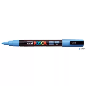   Dekormarker, 0,9-1,3 mm, UNI "Posca PC-3M", égszínkék