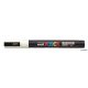 Dekormarker, 0,9-1,3 mm, UNI "Posca PC-3M", elefántcsont