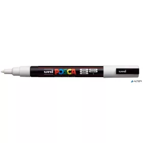 Dekormarker, 0,9-1,3 mm, UNI 'Posca PC-3M', fehér