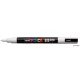 Dekormarker, 0,9-1,3 mm, UNI "Posca PC-3M", fehér