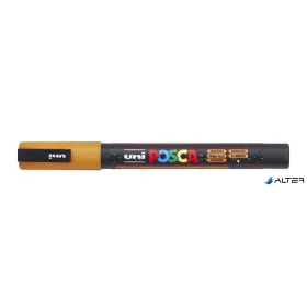  Dekormarker, 0,9-1,3 mm, UNI'Posca PC-3ML', fényes narancs