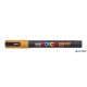Dekormarker, 0,9-1,3 mm, UNI"Posca PC-3ML", fényes narancs