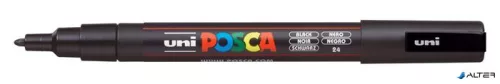 Dekormarker, 0,9-1,3 mm, UNI "Posca PC-3M", fekete