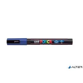 Dekormarker, 0,9-1,3 mm, UNI "Posca PC-3M", kék