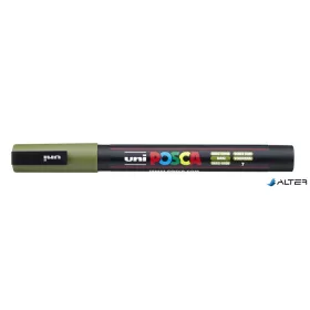 Dekormarker, 0,9-1,3 mm, UNI "Posca PC-3M", khaki