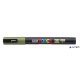 Dekormarker, 0,9-1,3 mm, UNI "Posca PC-3M", khaki