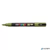 Dekormarker, 0,9-1,3 mm, UNI "Posca PC-3M", khaki