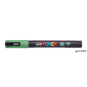   Dekormarker, 0,9-1,3 mm, UNI "Posca PC-3ML", fényes zöld