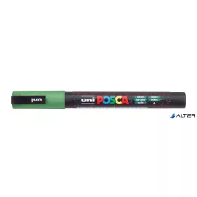   Dekormarker, 0,9-1,3 mm, UNI 'Posca PC-3ML', fényes zöld