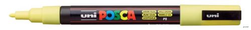 Dekormarker, 0,9-1,3 mm, UNI "Posca PC-3M", napsárga