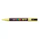 Dekormarker, 0,9-1,3 mm, UNI "Posca PC-3M", napsárga