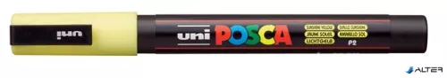 Dekormarker, 0,9-1,3 mm, UNI "Posca PC-3M", napsárga