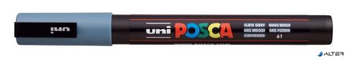 Dekormarker, 0,9-1,3 mm, UNI "Posca PC-3M", palaszürke