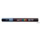 Dekormarker, 0,9-1,3 mm, UNI "Posca PC-3M", palaszürke