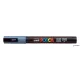 Dekormarker, 0,9-1,3 mm, UNI "Posca PC-3M", palaszürke