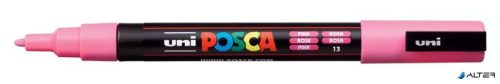 Dekormarker, 0,9-1,3 mm, UNI "Posca PC-3M", rózsaszín