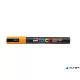 Dekormarker, 0,9-1,3 mm, UNI "Posca PC-3M", ragyogó sárga