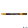 Dekormarker, 0,9-1,3 mm, UNI "Posca PC-3M", ragyogó sárga