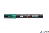 Dekormarker, 0,9-1,3 mm, UNI "Posca PC-3M", smaragdzöld