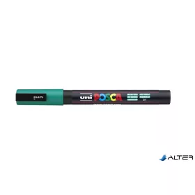   Dekormarker, 0,9-1,3 mm, UNI "Posca PC-3M", smaragdzöld