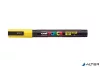 Dekormarker, 0,9-1,3 mm, UNI "Posca PC-3M", sárga