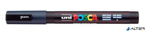 Dekormarker, 0,9-1,3 mm, UNI "Posca PC-3M", tengerkék
