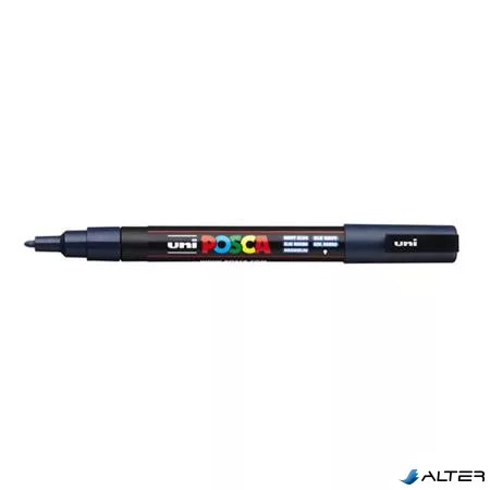 Dekormarker, 0,9-1,3 mm, UNI "Posca PC-3M", tengerkék