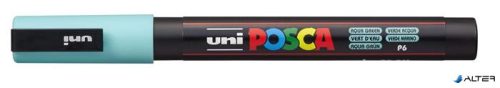 Dekormarker, 0,9-1,3 mm, UNI "Posca PC-3M", tengerzöld
